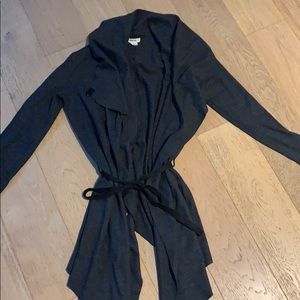 Helmet Lang Charcoal Sweater Wrap